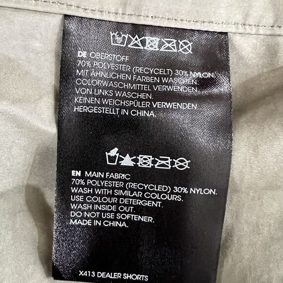 ARYS Dealer Shorts Mens Sz Medium Cargo Nylon Suede Removable Pockets Greygreen - Picture 8 of 16